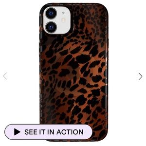 Velvet Caviar iPhone 12 Leopard Tort MagSafe Phone Case EUC